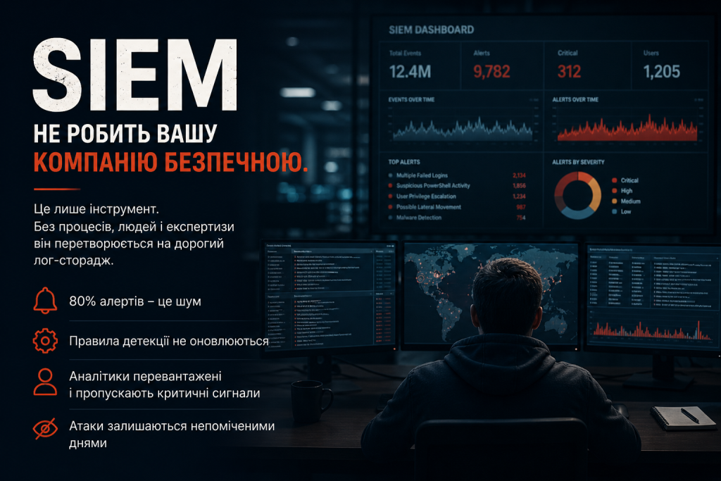 SIEM не робить вашу компанію безпечною
