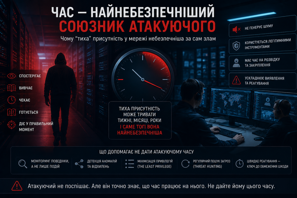 Час — найнебезпечніший союзник атакуючого